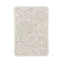 Stamperia - Daisy Art - A5 Silicon Mould - Daisy and Butterfly 