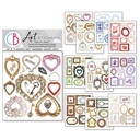  Ciao Bella Paper -Whisper frames - Sticker Set 