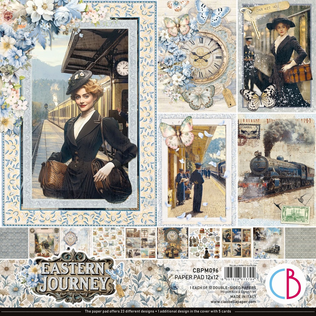  Ciao Bella Paper - Eastern Journey - 12"x12" Paper Pad  