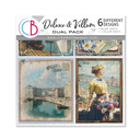 Ciao Bella Paper - Eastern Journey - 6"x6" Deluxe & Vellum Dual Pack (6 sheets) 