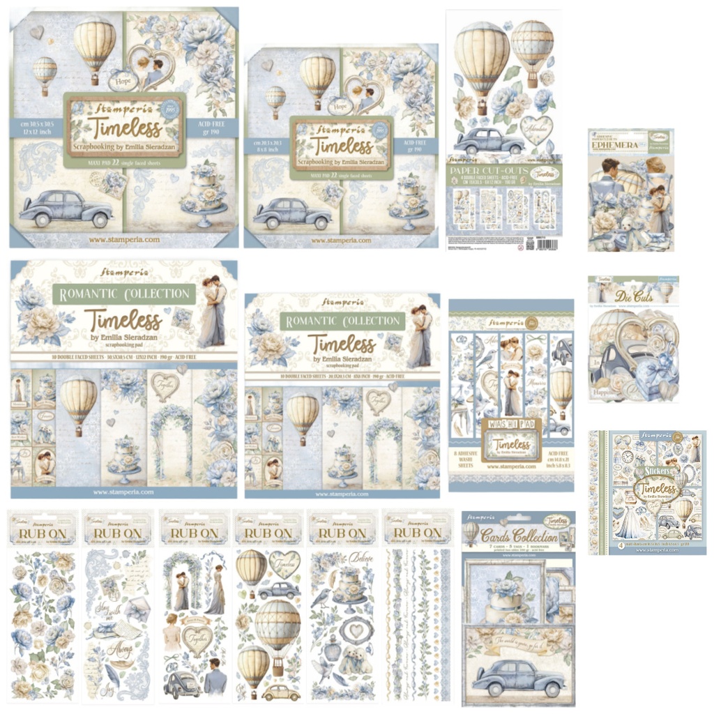Stamperia Timeless Collection (16 separate items!)