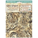 Stamperia - Gardens of Time - A6 Rice Paper Backgrounds (8 designs)