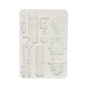 Stamperia - Gardens of Time - Clocks and Tubes A5 Silicon Mould 
