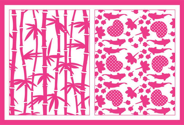 Craft Concepts Asian Influence (A2 Embossing Folder)