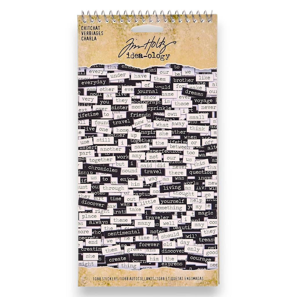 Tim Holtz Idea-ology - Chitchat Sticker Book