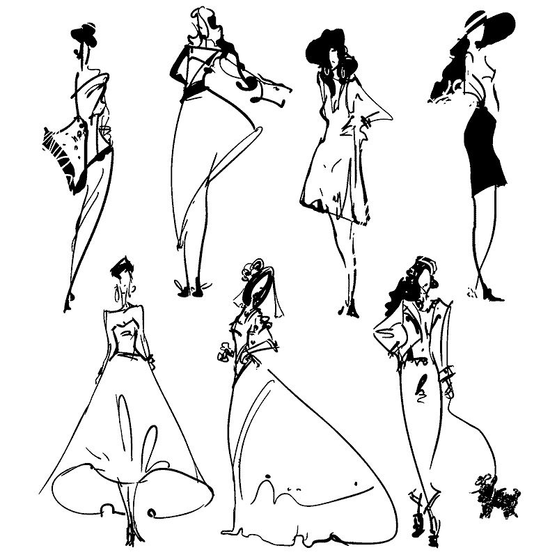 Tim Holtz - Stampers Anonymous Cling Stamps - Runway