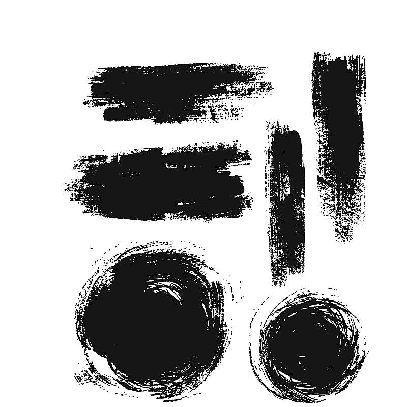 Tim Holtz - Stampers Anonymous Cling Stamps - Brushstrokes