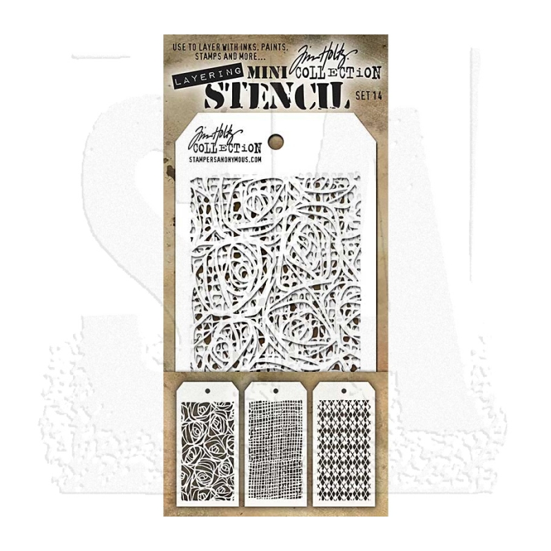 Tim Holtz Mini Layering Stencil Set #14