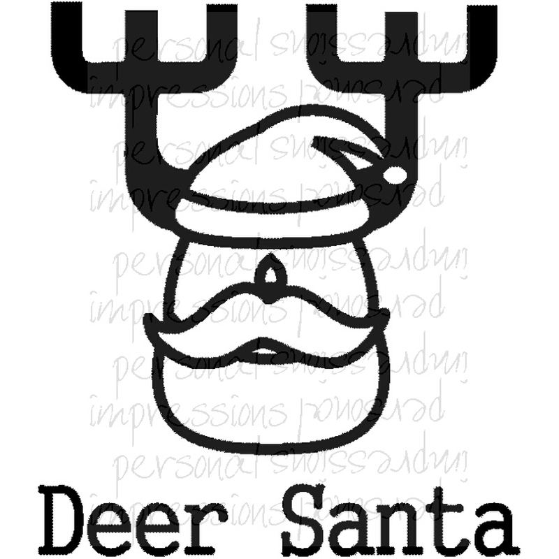 Bert & Gerts Deer Santa Tinchie stamp set