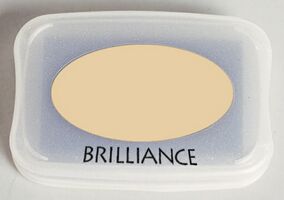Brilliance Pearlescent Beige Ink Pad 