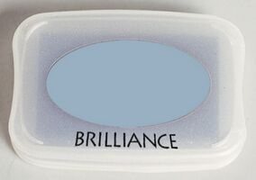 Brilliance Pearlescent Ice Blue Ink Pad 