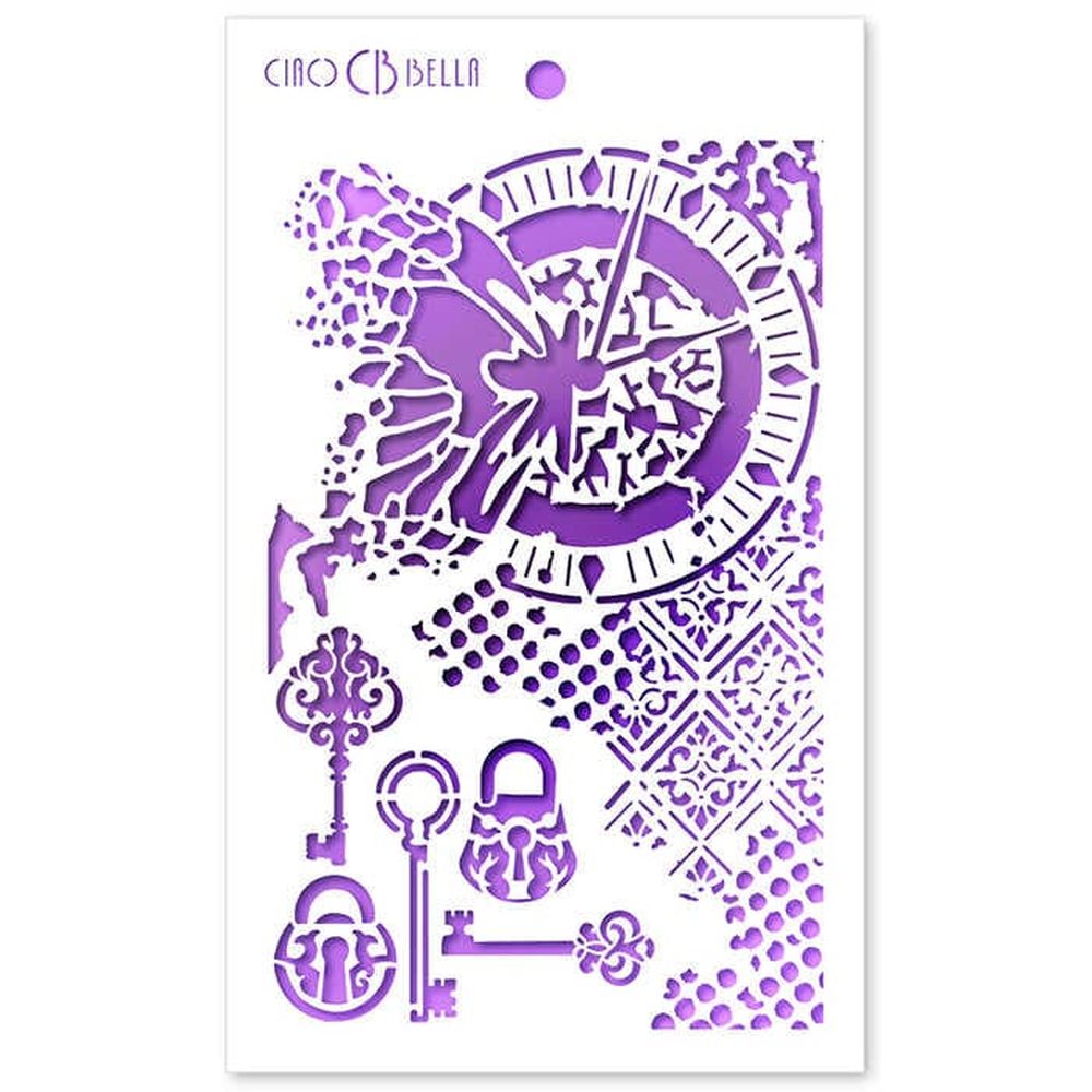 Ciao Bella Paper - Unstoppable 5"x8" Stencil
