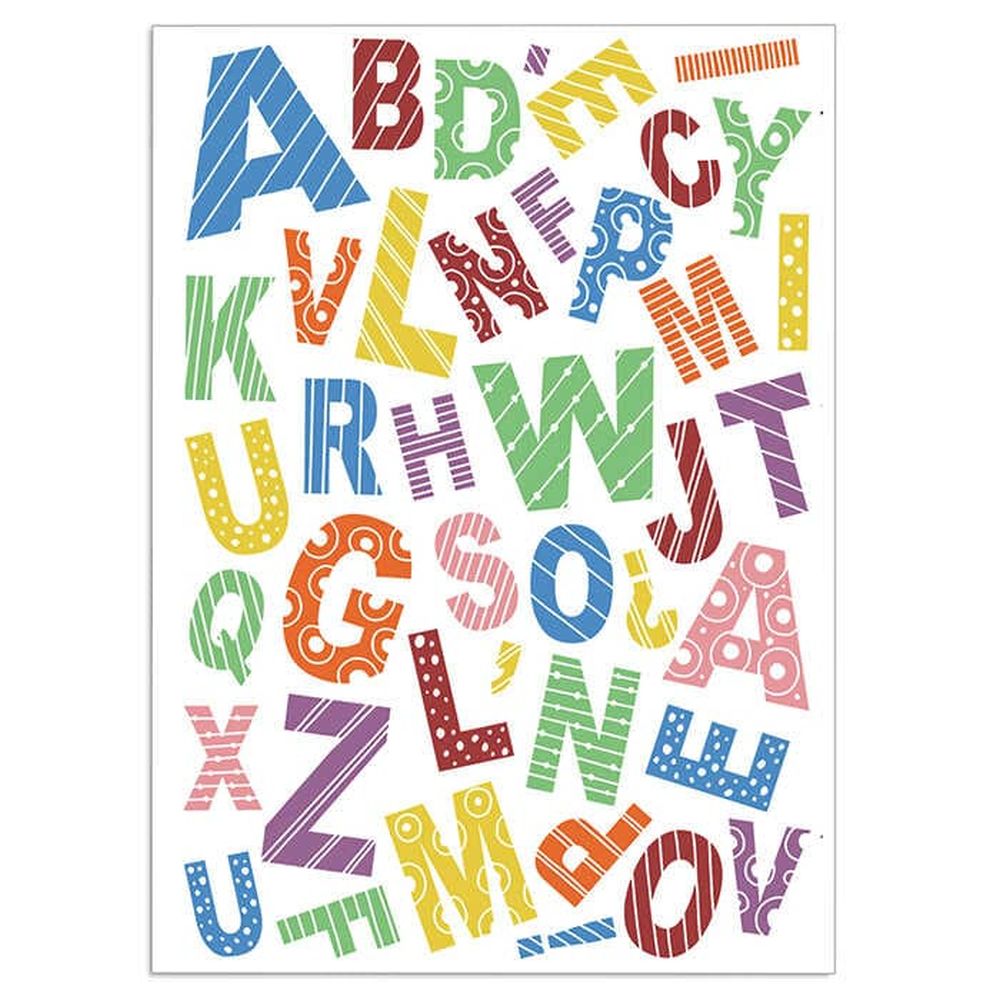 Ciao Bella Paper - Baby Alphabet 4"x6" Stamp Set