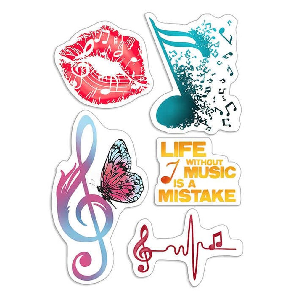 Ciao Bella Paper - Musix Life 4"x6" Stamp Set