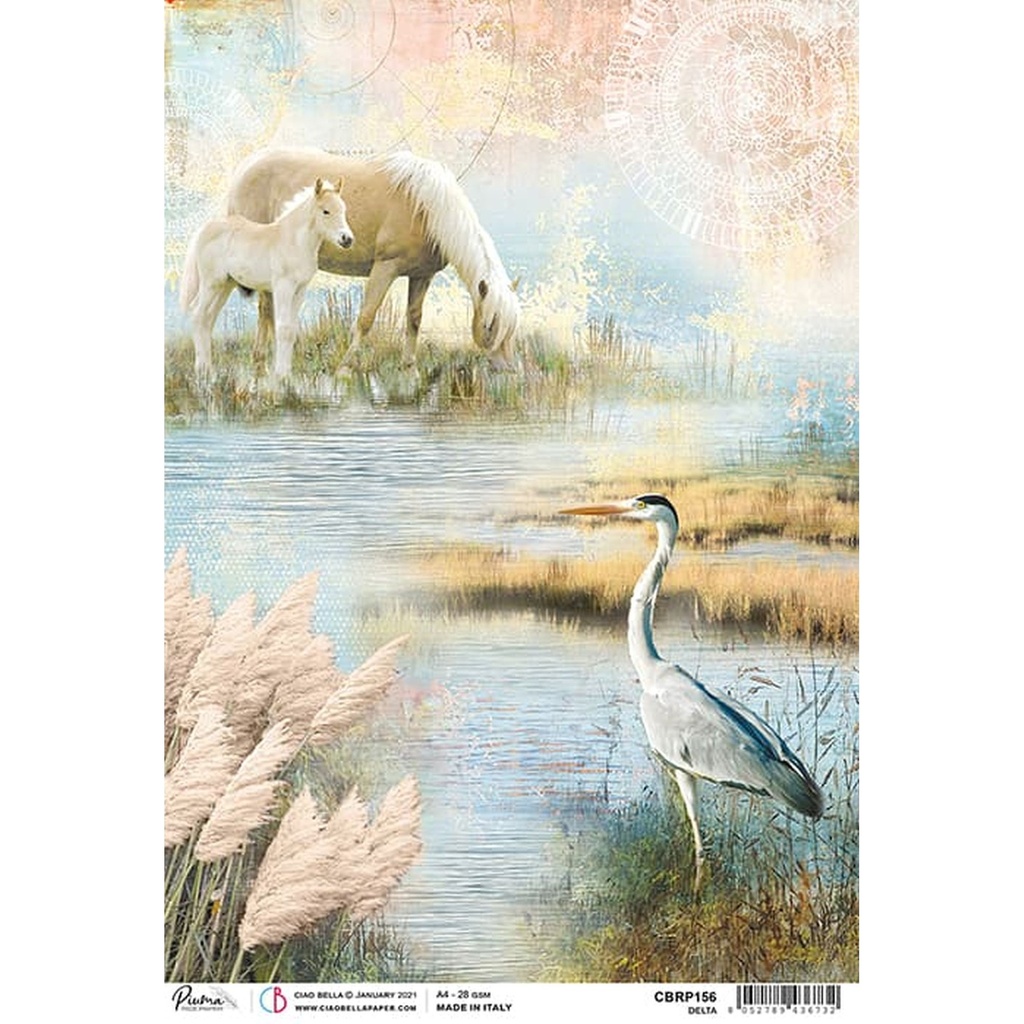 Ciao Bella Paper - Delta A4 rice paper (SINGLE Sheet)