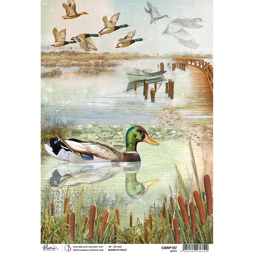 Ciao Bella Paper - Jetty A4 rice paper (SINGLE Sheet)
