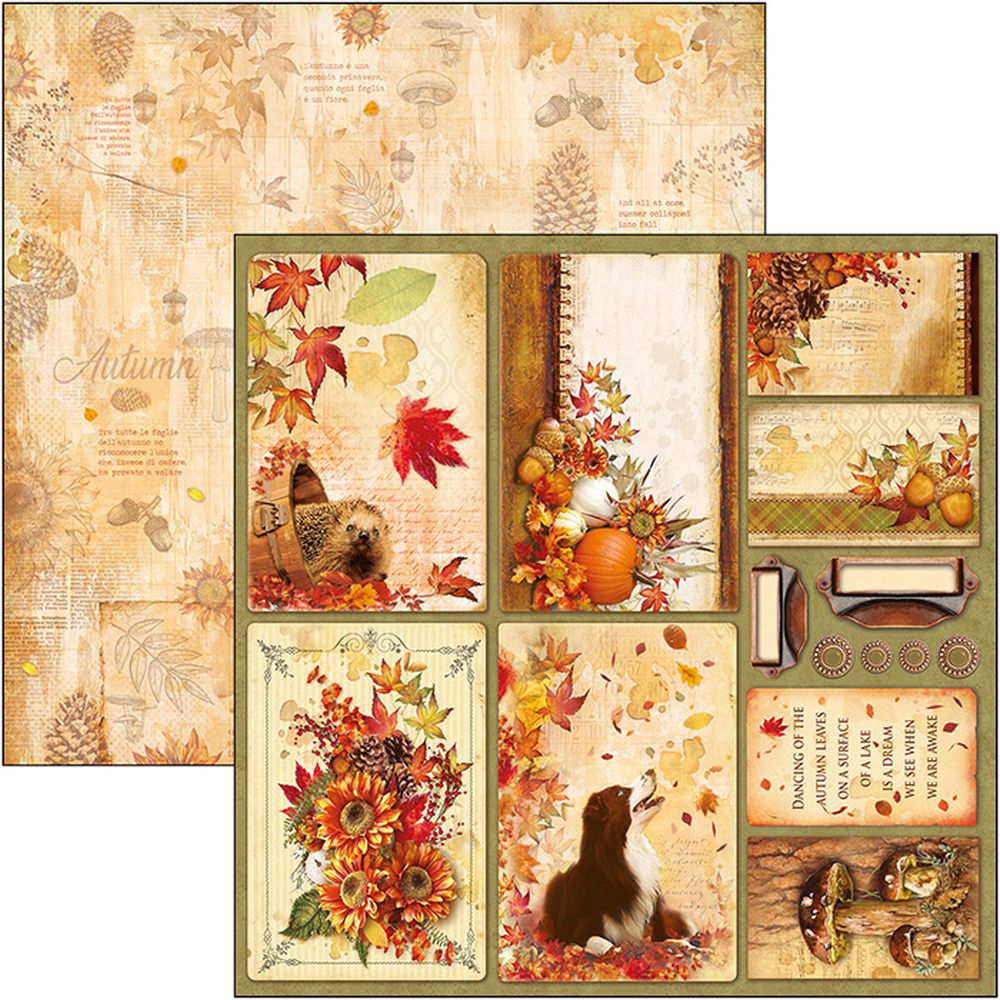 12&quot;x12&quot; Sheets x12 The Sound of Autumn Cards
