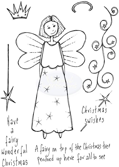 Lindsay Mason Christmas Swishes stamp set