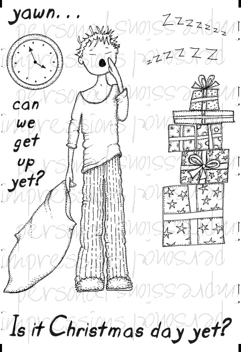 Lindsay Mason Is it Christmas Yet? stamp set