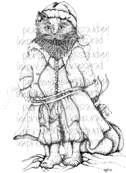 Personal Impressions Christmas Eve Santa stamp set