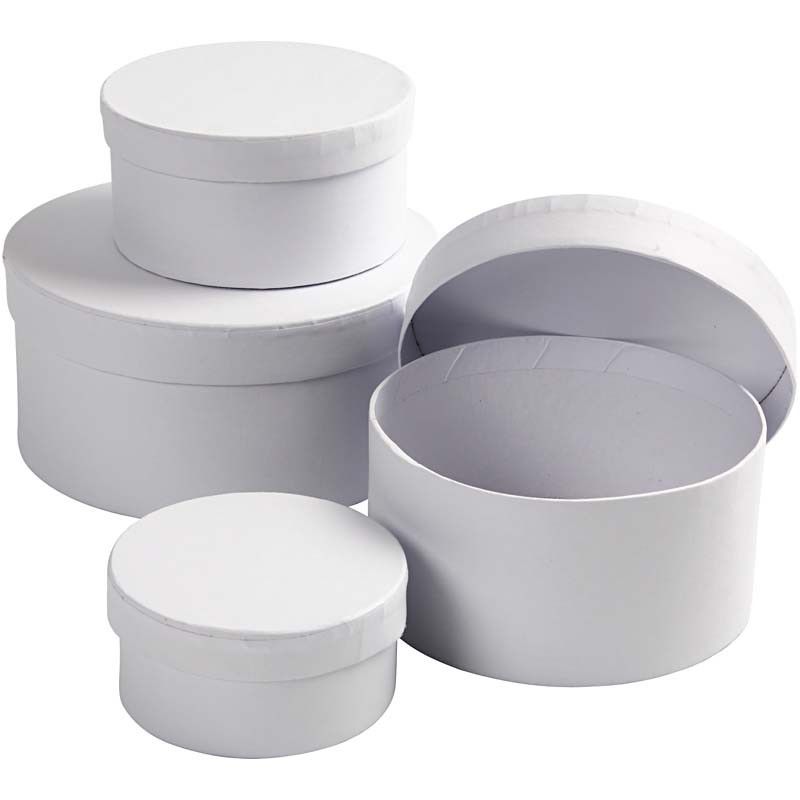 Creativ - Cardboard Round Boxes (4pcs)