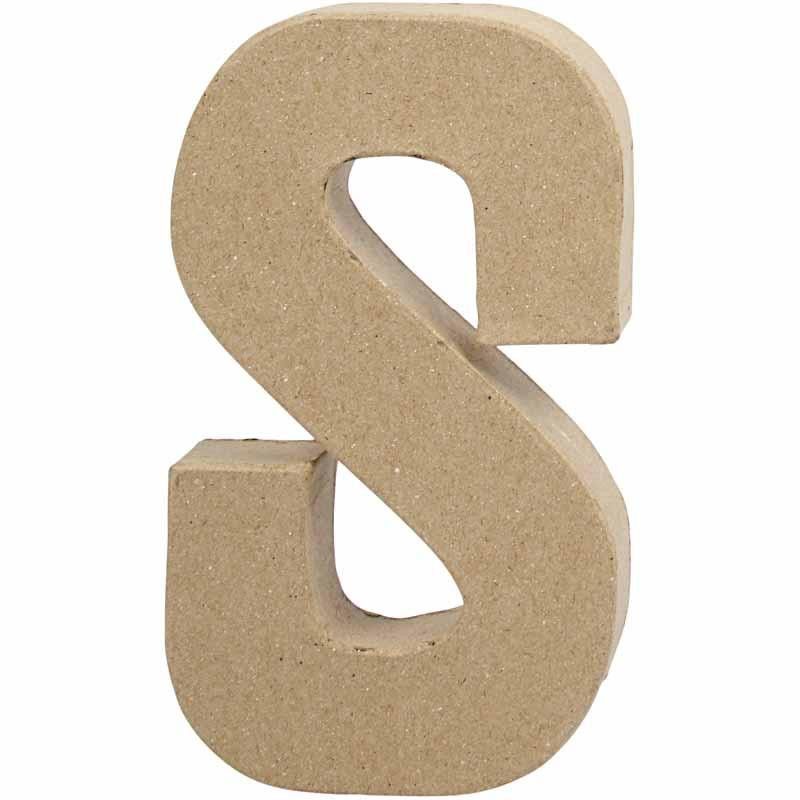 Creativ - Paper Mache Letter S - 20.5cm