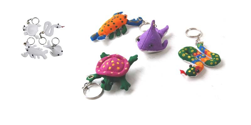 Craftiv - Creepy Crawly Key Ring Craft Kits - Pack of 4