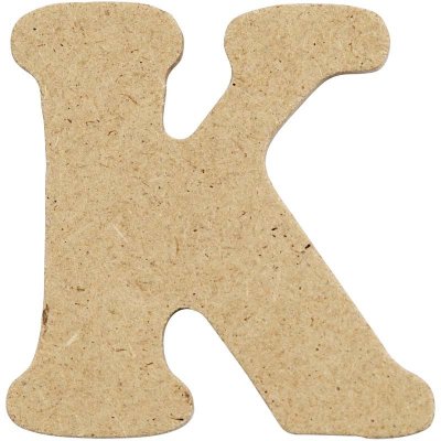 Creativ - Wooden Letter K - 4cm (10pk)