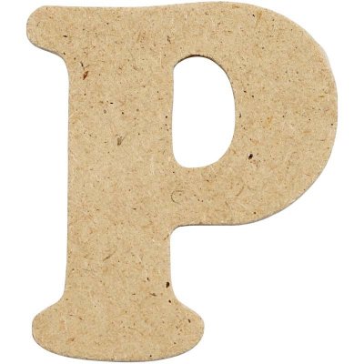 Creativ - Wooden Letter P - 4cm (10pk)