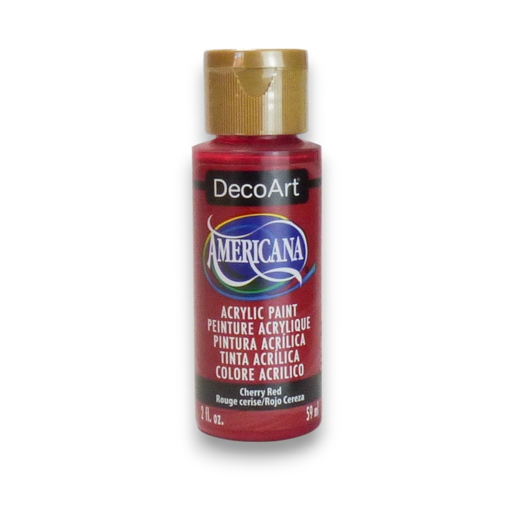 DecoArt Americana Acrylic - Cherry Red (2oz)