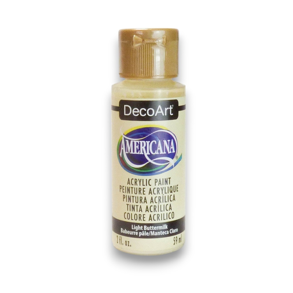 DecoArt Americana Acrylic - Light Buttermilk (2oz)