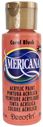 DecoArt Americana Acrylic - Coral Blush (2oz)