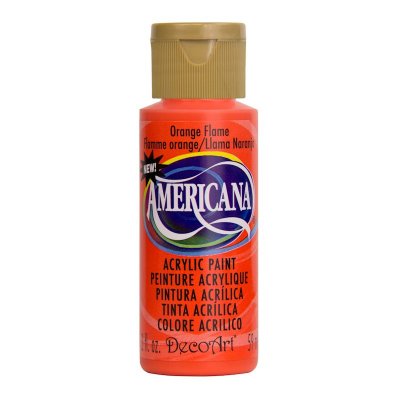 DecoArt Americana Acrylic - Orange Flame (2oz)
