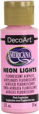 DecoArt Americana NEON Acrylic - Pink Explosion (2oz)