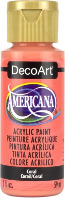 DecoArt Americana Acrylic - Coral (2oz)