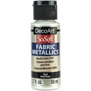 Pearl 2oz DecoArt SoSoft Fabric Metallics Paint