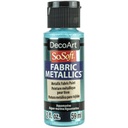 DecoArt SoSoft Metallic Fabric Paint 2oz – Aquamarine 