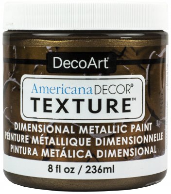 DecoArt Americana Decor Texture Metallics - Deep Bronze