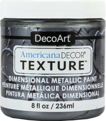 DecoArt Americana Decor Texture Metallics - Zinc