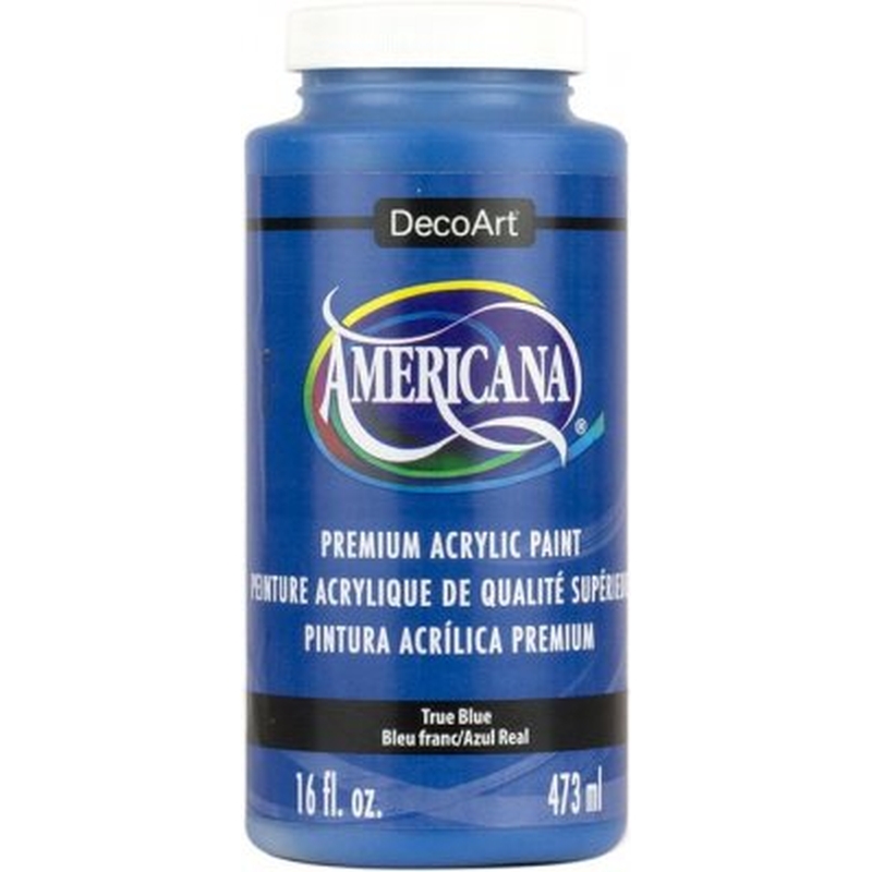 DecoArt Americana Acrylic - True Blue (16oz)