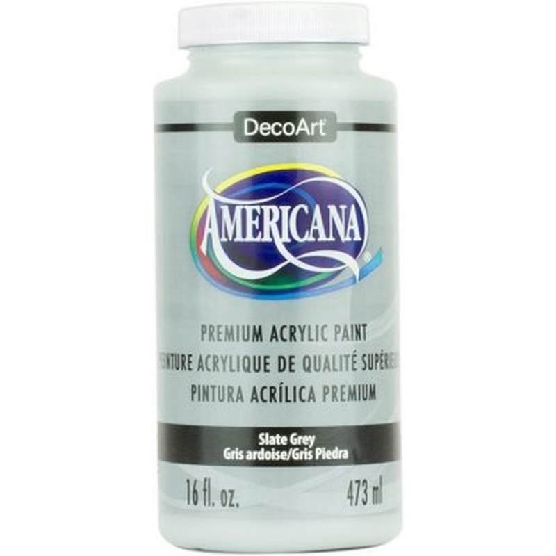 DecoArt Americana Acrylic - Slate Grey (16oz)