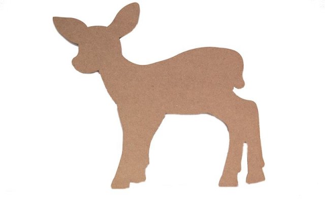 Pronty Crafts - MDF Deer - 42 x 40cm