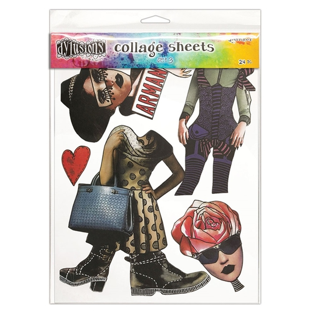 Dylusions Collage Sheets Set #3 