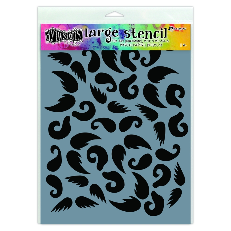 Dylusions Stash of Tache Stencil 