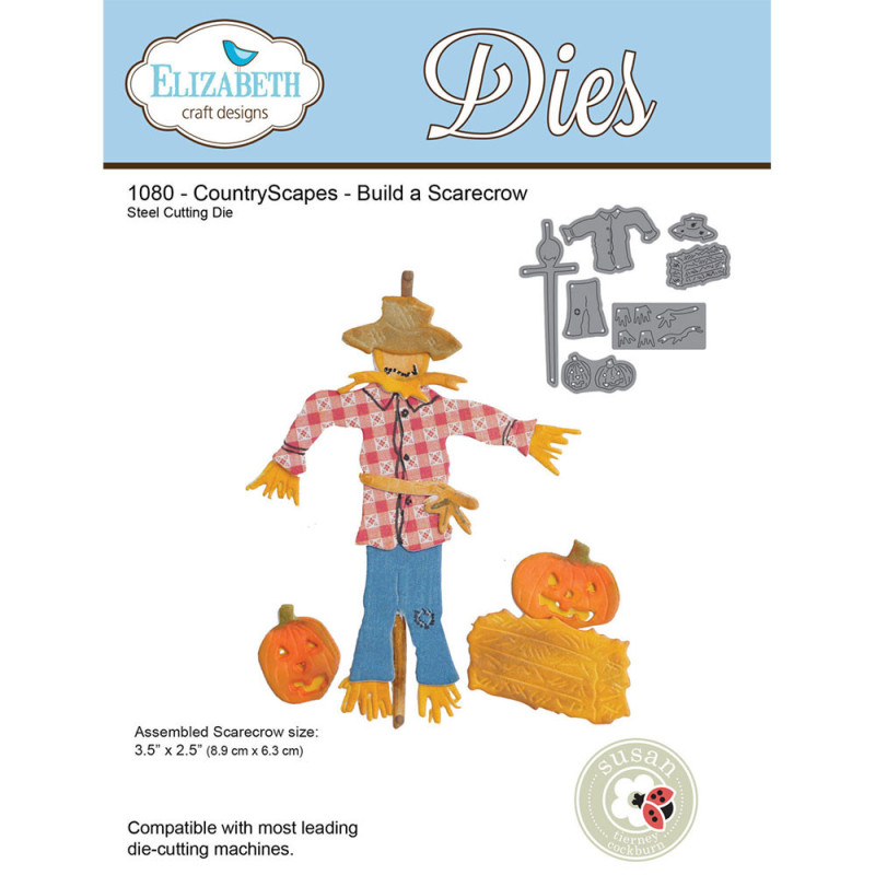 Elizabeth Craft Designs – CountryScapes Build a Scarecrow Die Set