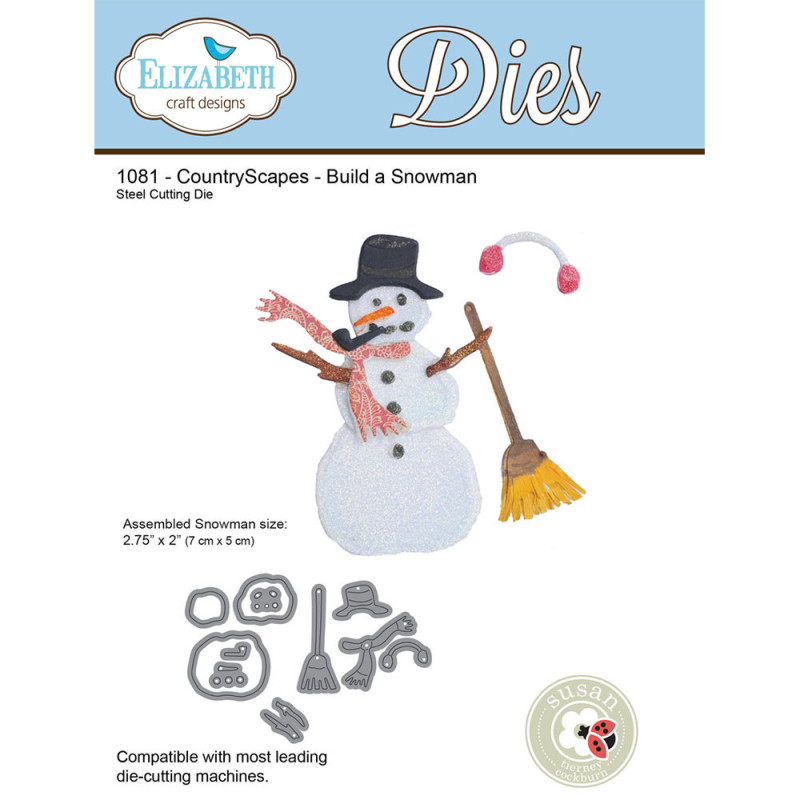 Elizabeth Craft Designs – CountryScapes Build a Snowman Die Set