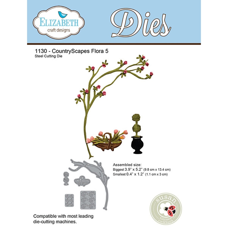 Elizabeth Craft Designs - CountryScapes Flora 5 Die Set