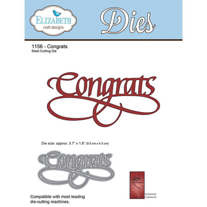 Elizabeth Craft Designs - A Way With Words: Congrats Die