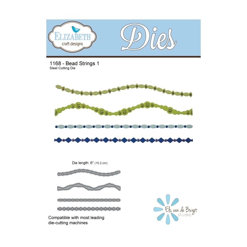 Elizabeth Craft Designs - Bead Strings 1 Die Set