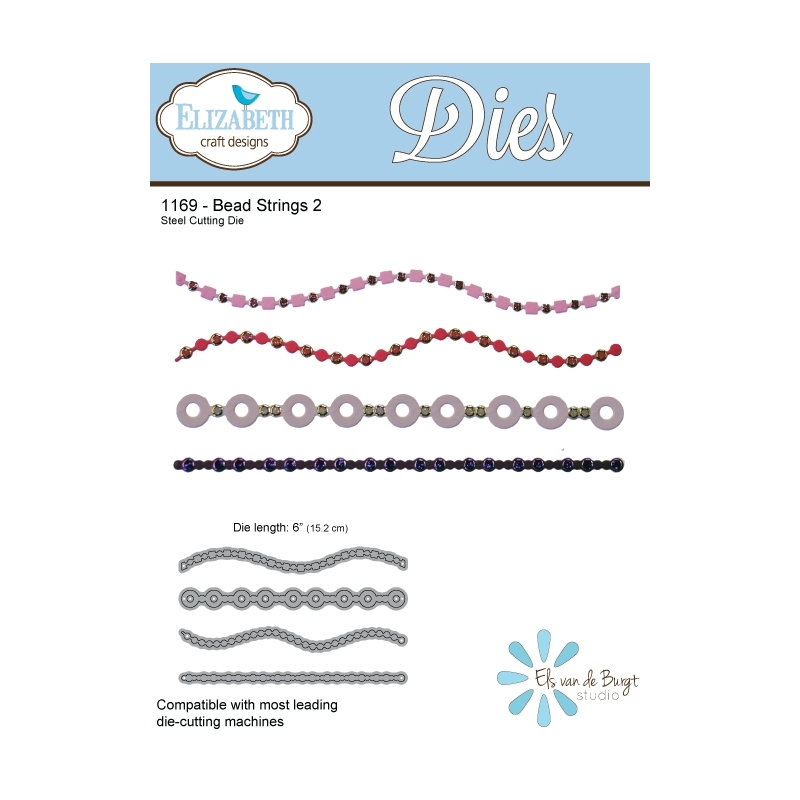 Elizabeth Craft Designs – Bead Strings 2 Die Set